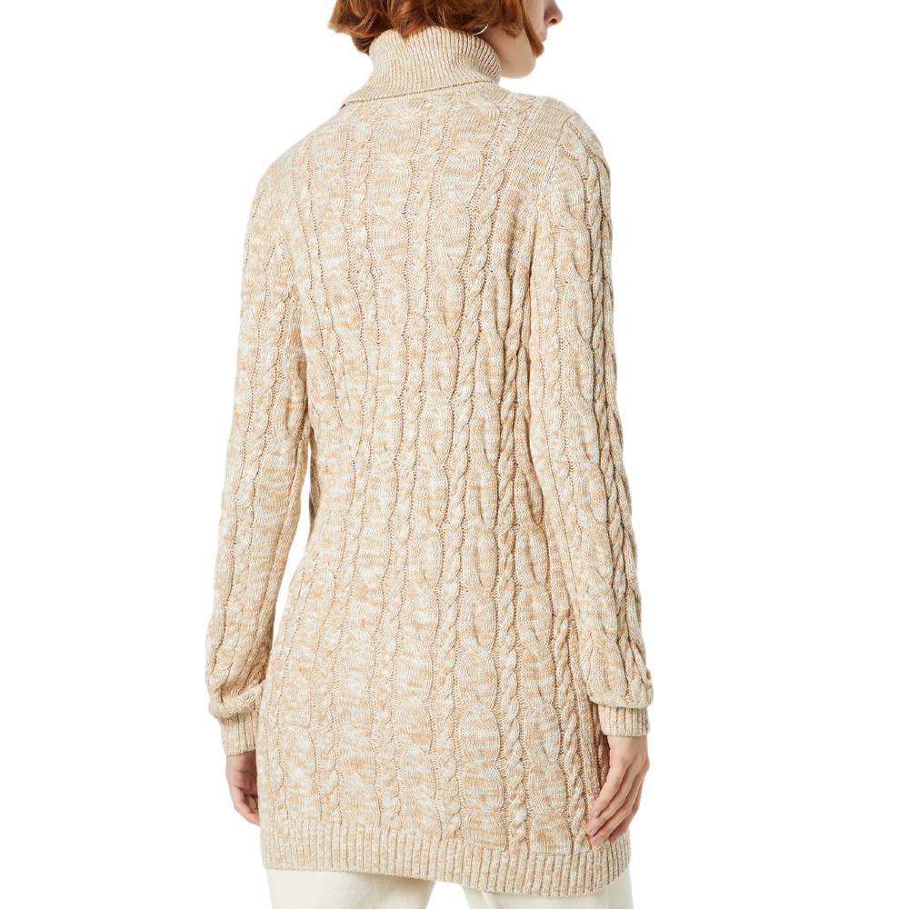 Pull Beige Femme Noisy May Sonali vue 2