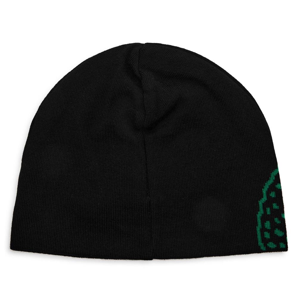 Bonnet Noir/Vert Homme Lacoste Broderie vue 2