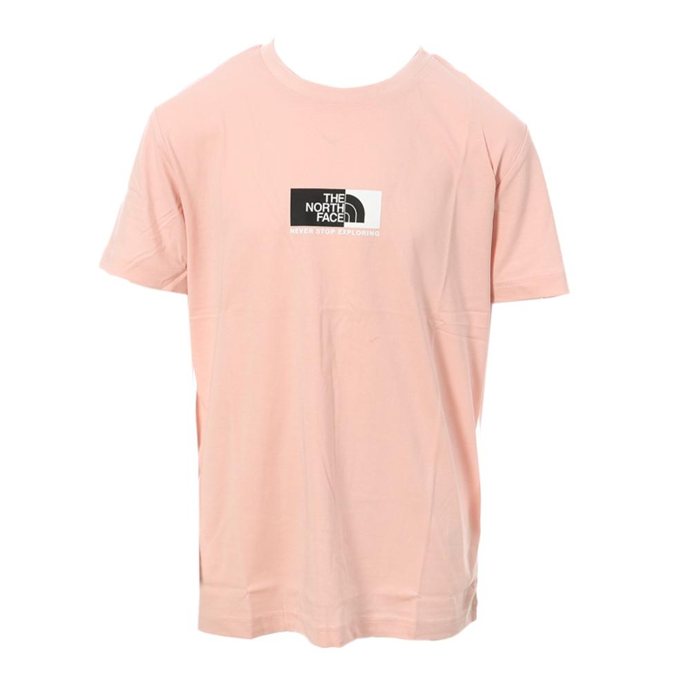 T-shirt Rose Garçon The North Face Split Box pas cher