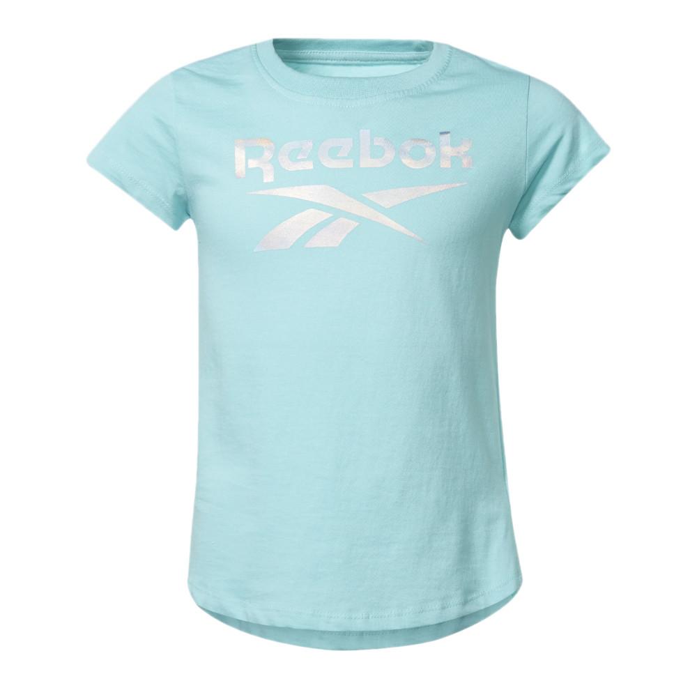 T-shirt Turquoise Fille Reebok Lock Up pas cher