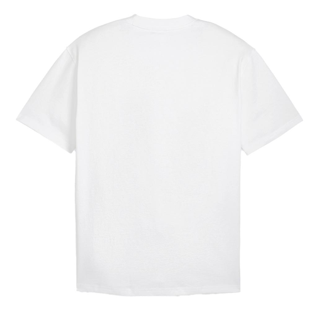 T-shirt Blanc Homme Puma 624009 vue 2