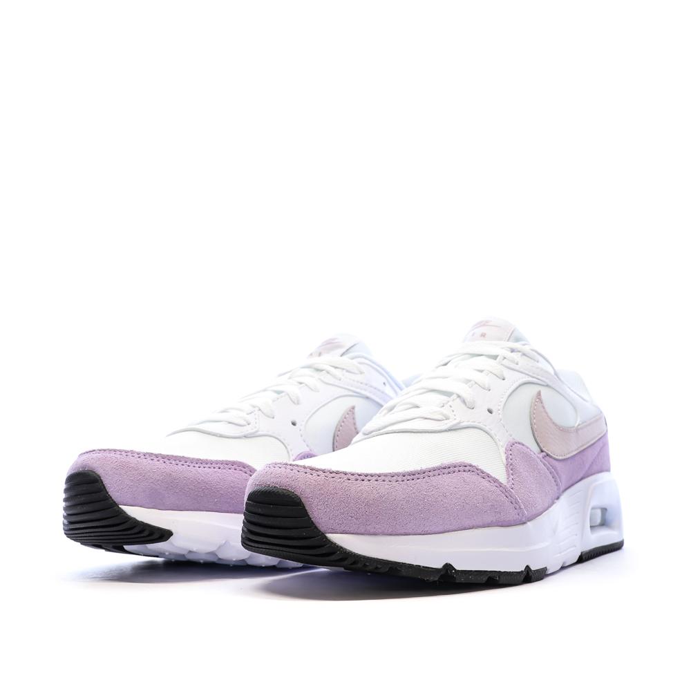 Baskets Blanc/Rose Femme Nike CW4554-001 vue 6