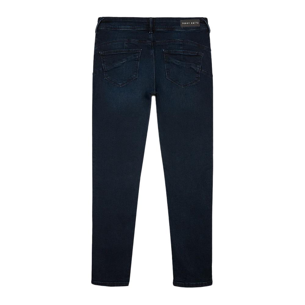 Jean Bleu Foncé Femme Teddy Smith Pin Up vue 2