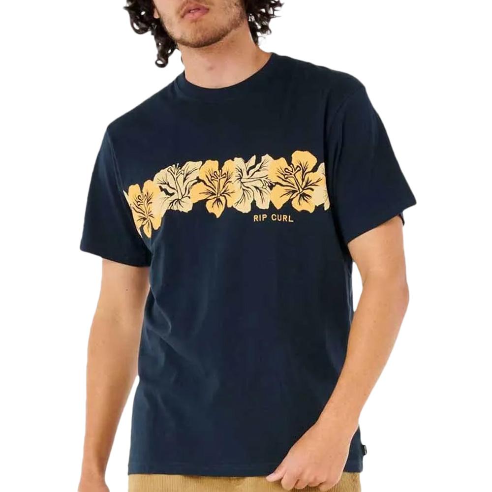 Rip Curl Hibiscus Men's Navy T-Shirt affordable