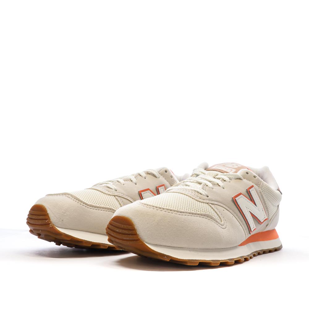 Baskets Beiges/Oranges Femme New Balance 500 vue 6