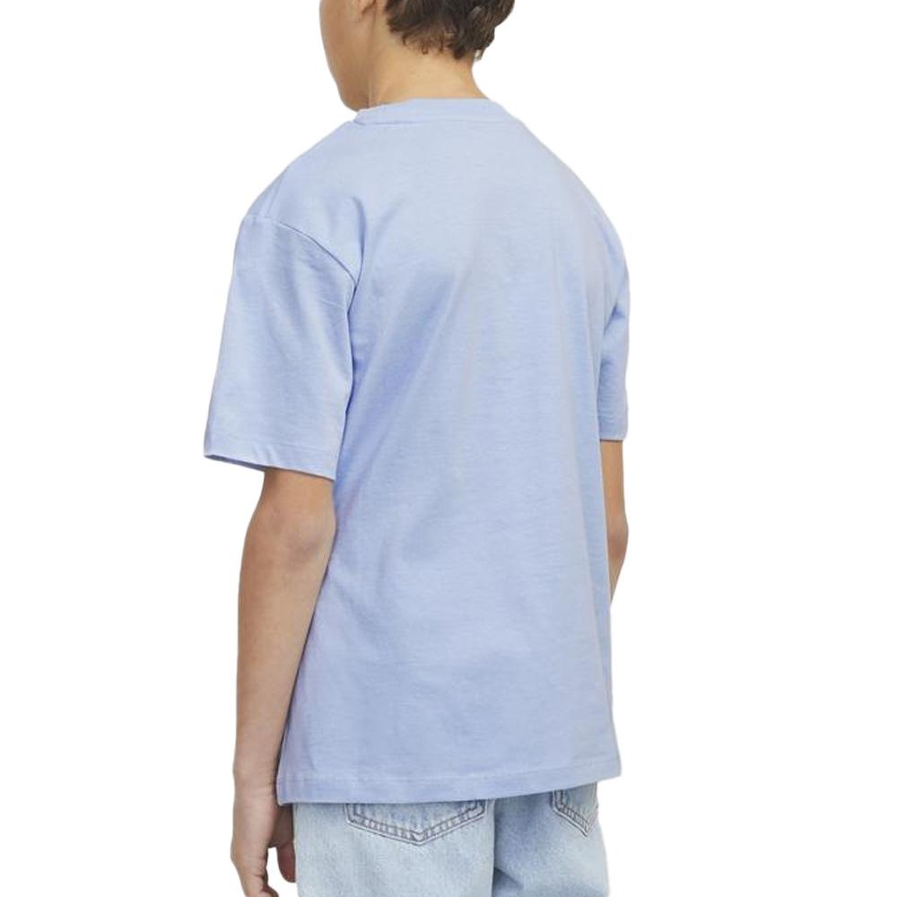 T-shirt Bleu Garçon Jack & Jones Varsity vue 2