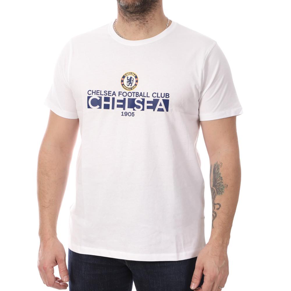 Chelsea T-shirt Blanc Homme 1905 pas cher