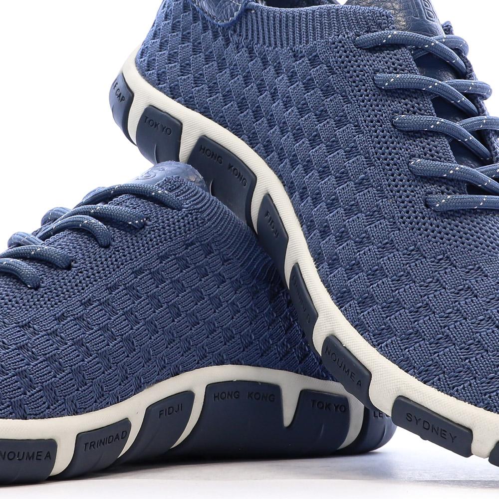 Women’s Navy Blue TBS Tennis Eco Pet Camo Trainers Photo of the Espace des Marques %store% store - view of %key%