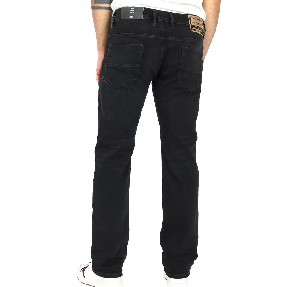 Jean Slim Noir Homme Diesel Thommer 01 vue 2