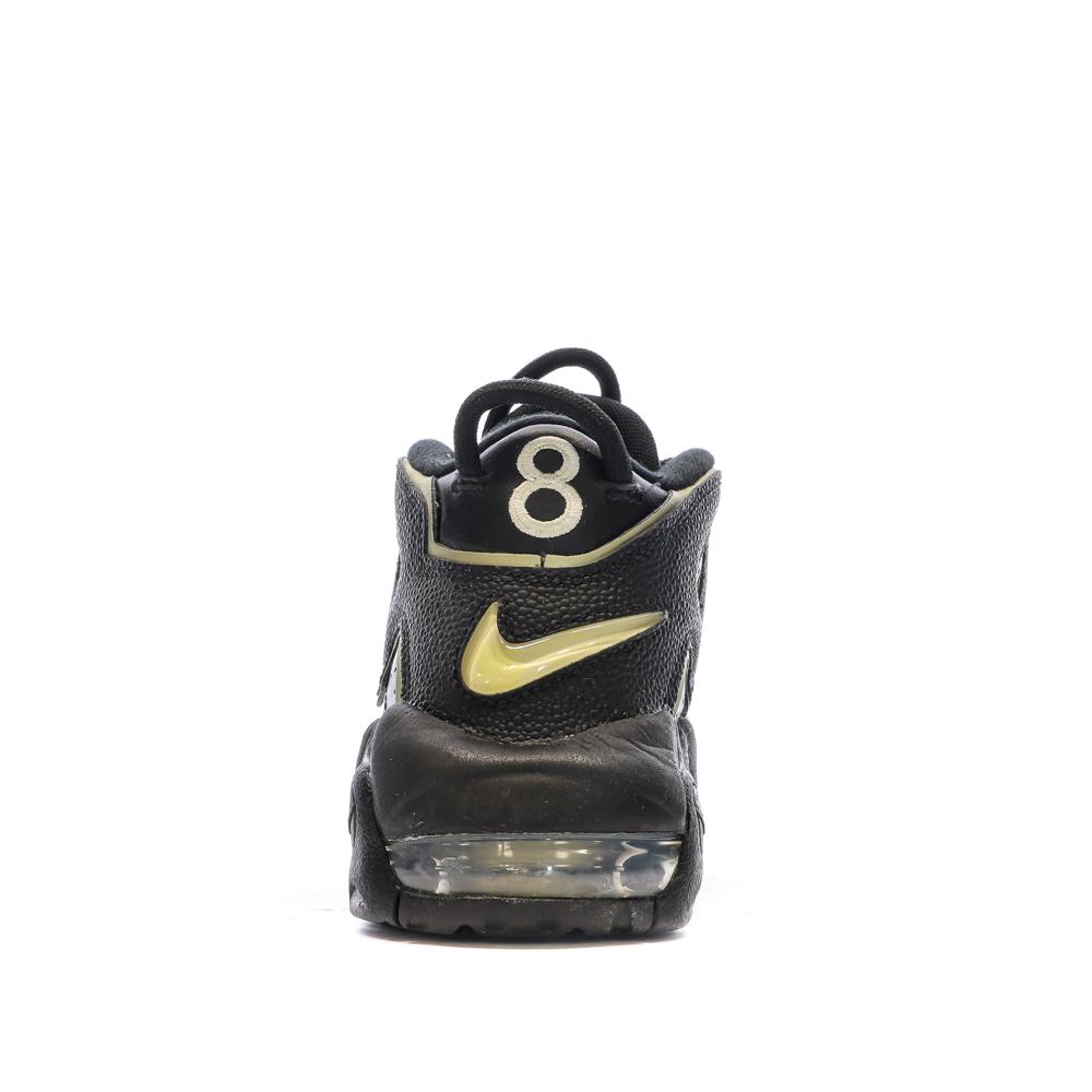 Baskets Noires Garçon Nike Air More Uptempo vue 3