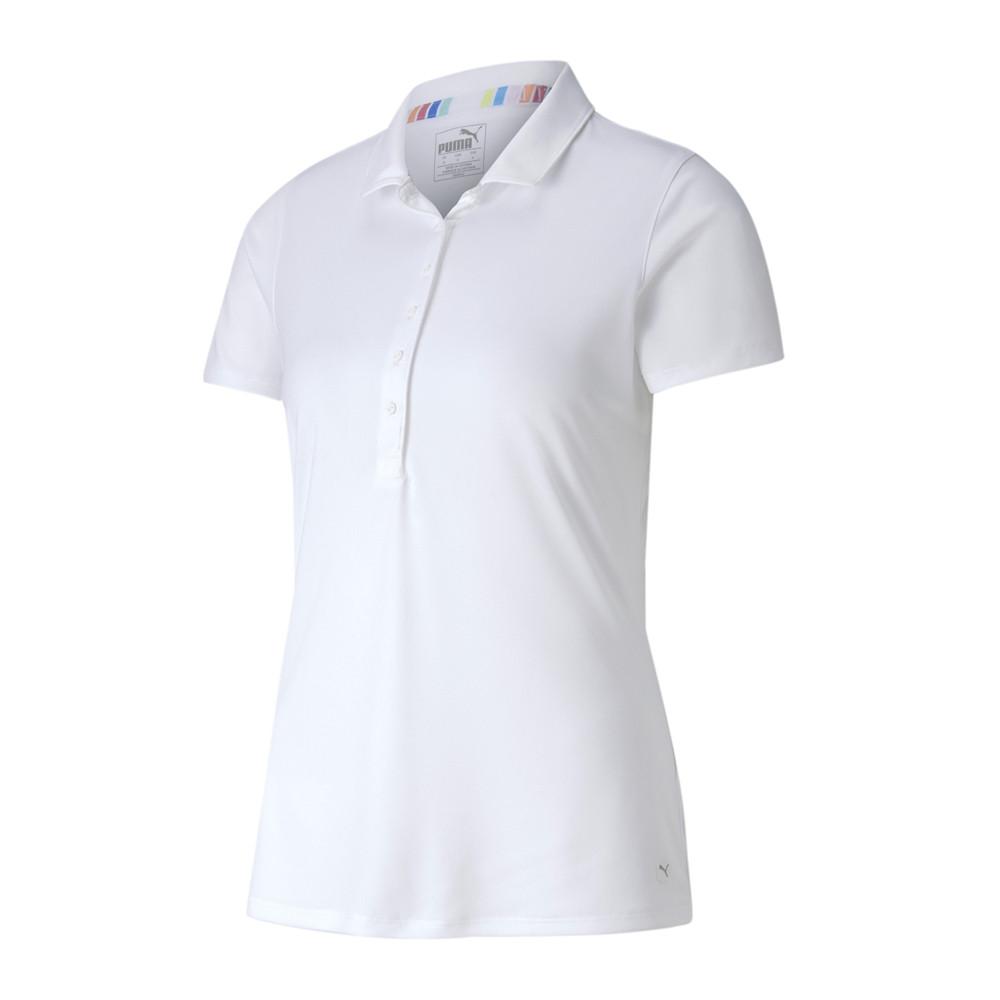 Polo Blanc Femme Puma Rotation pas cher