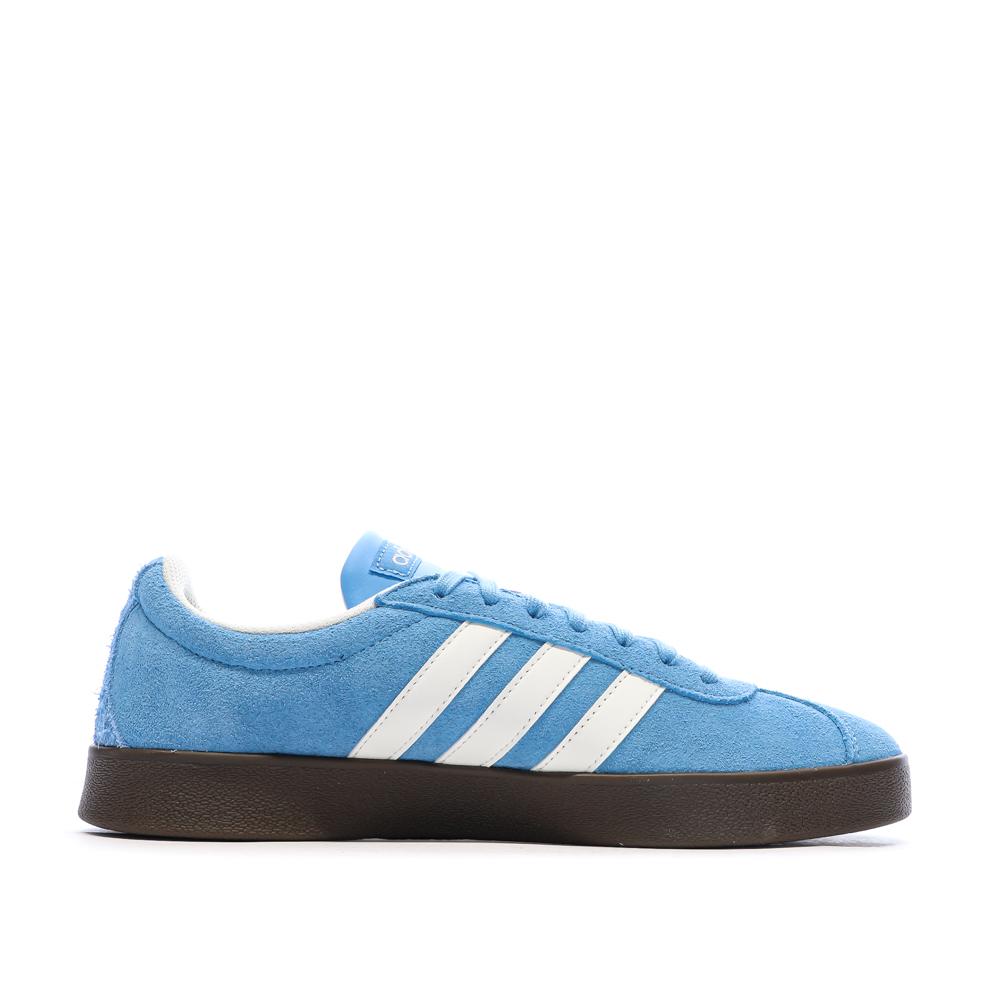 Baskets Bleu Homme Adidas Vl Court 2.0 vue 2