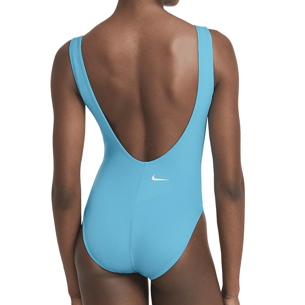 Maillot de bain Bleu Femme Nike Back vue 2