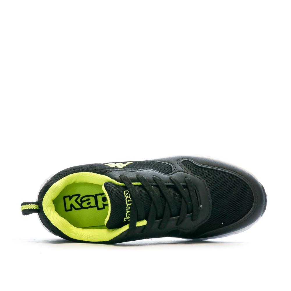 Baskets Noir/Verte Garçon Kappa Delvis Lace vue 4
