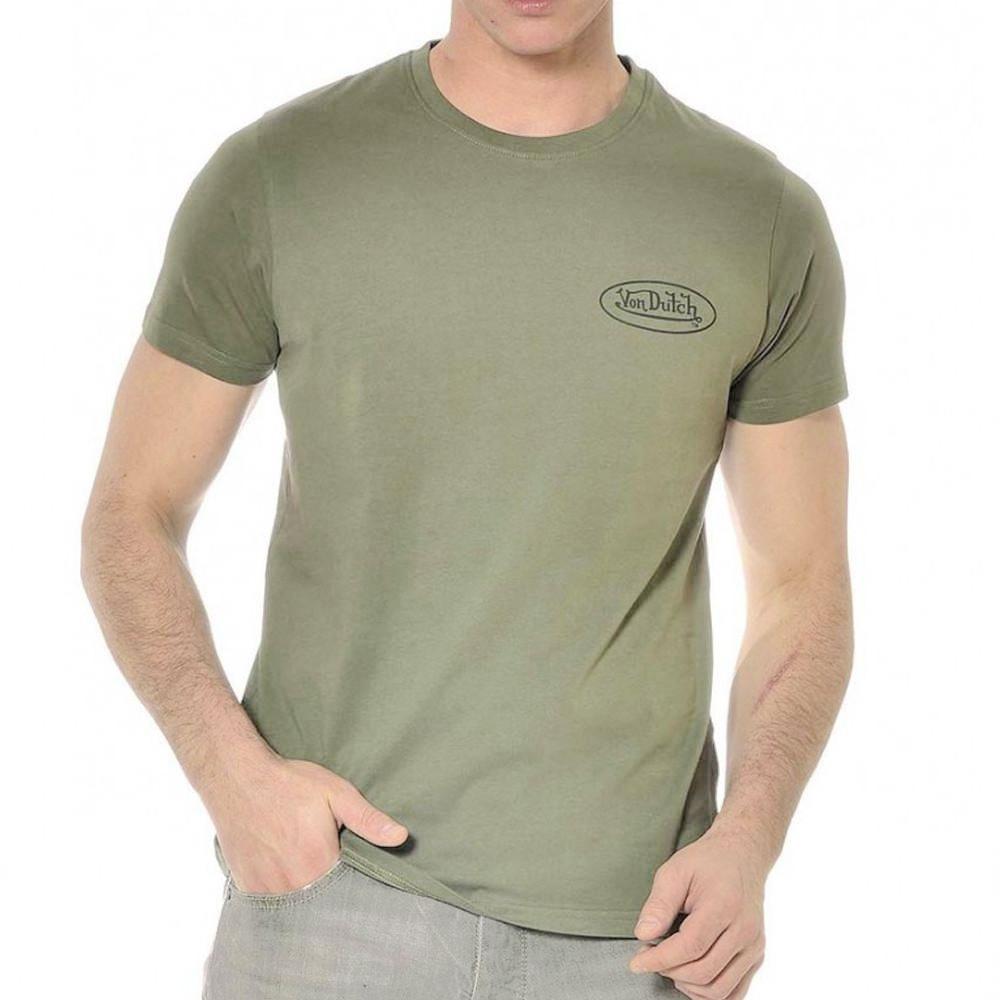 T-Shirt Vert Homme Von Dutch ART pas cher