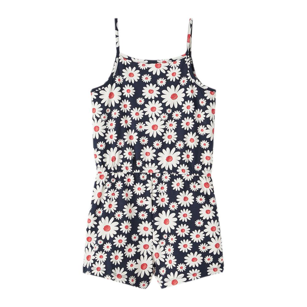 Combishort Marine à fleurs Fille Name It Vigga vue 2