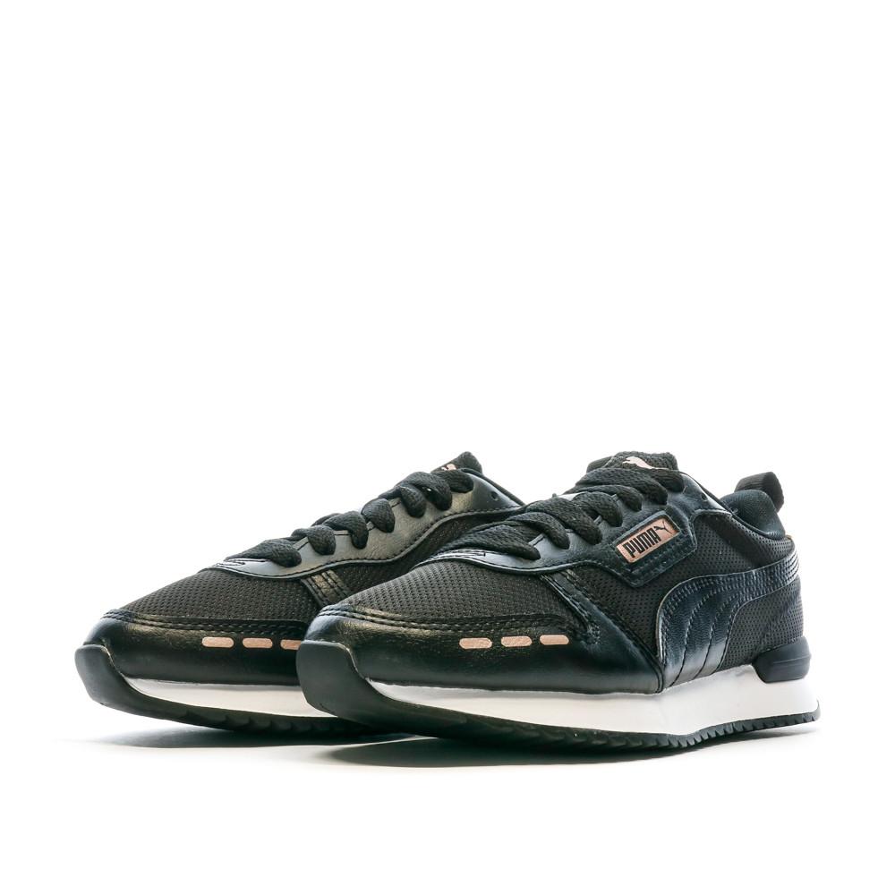 Baskets Noir Femme Puma R78 Shine vue 6