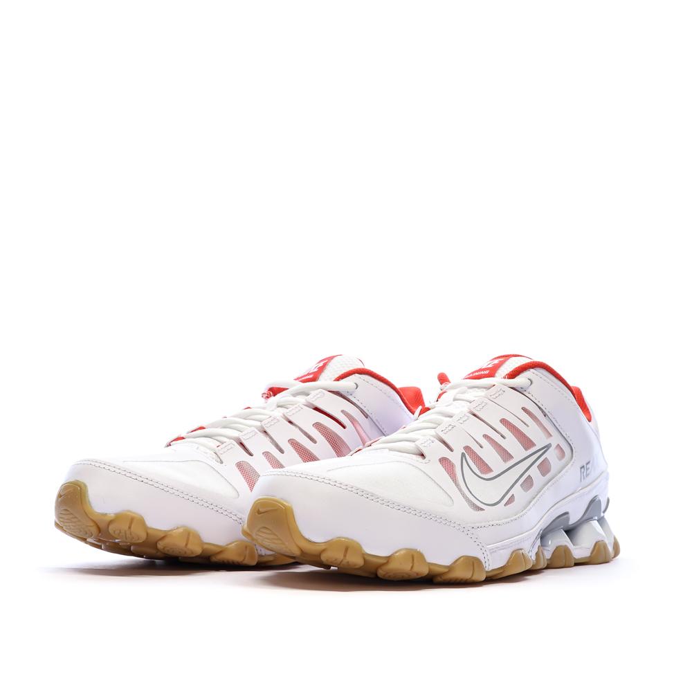 Baskets Blanches/Rouges Homme Nike Reax 8 vue 6