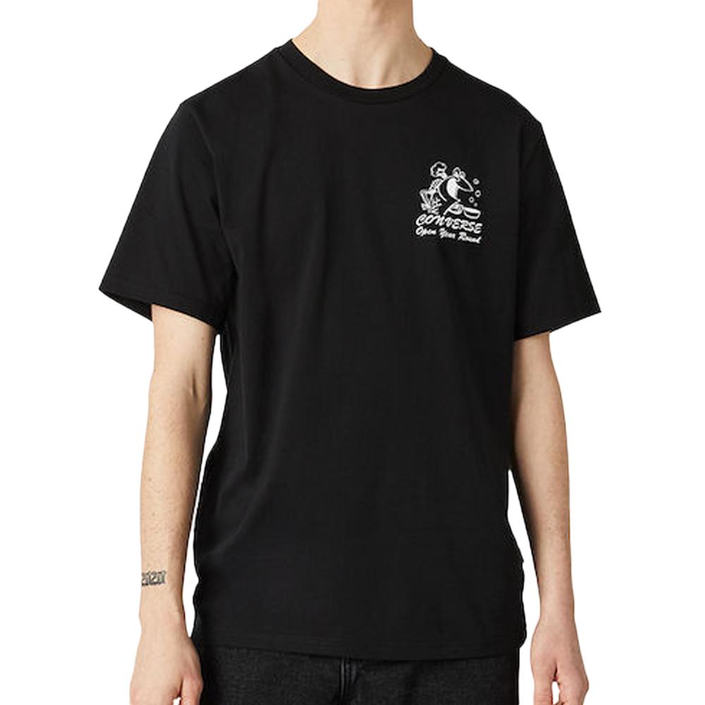 T-shirt Noir Homme Converse Fish Fry pas cher