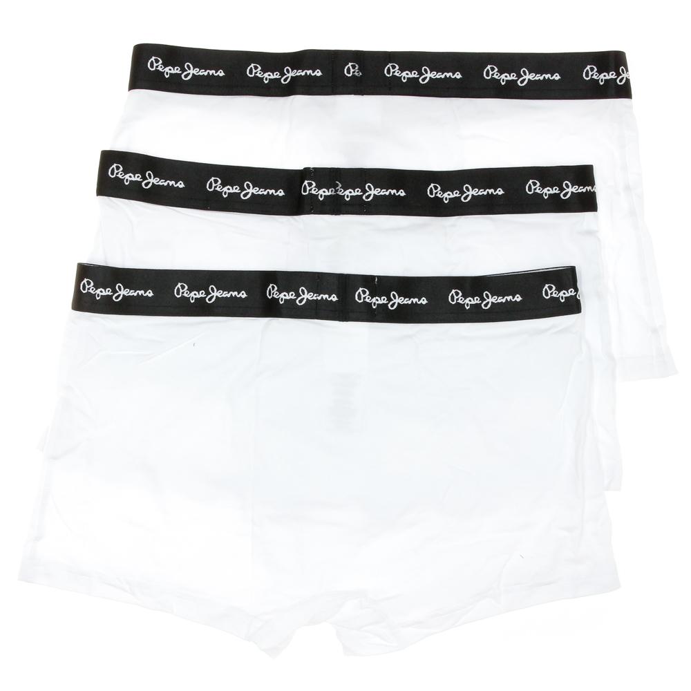 X3 Boxers Blanc Homme Pepe Jeans TK vue 2