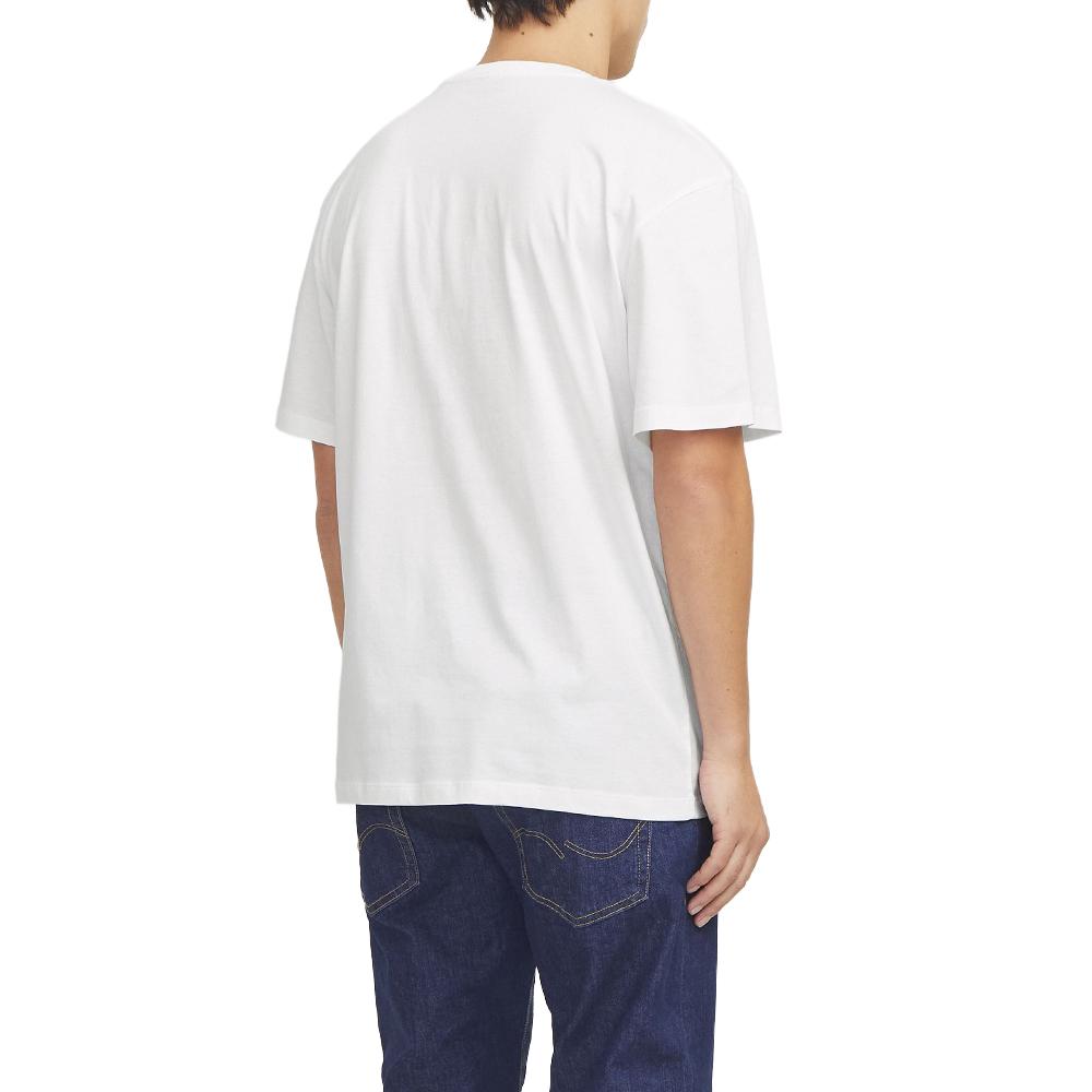 T-shirt Blanc Garçon Jack & Jones Corp Splash vue 2