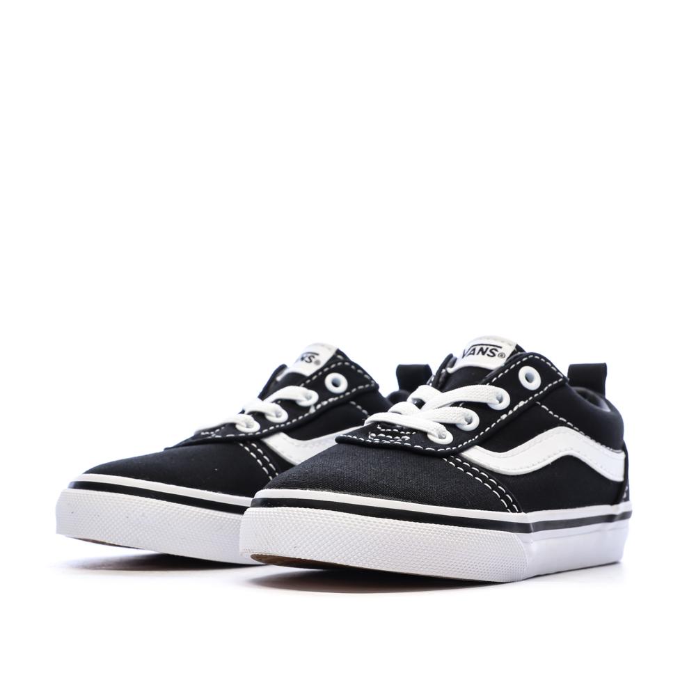 Baskets Noires/Blanches Enfant Vans Ward Slip-on vue 6