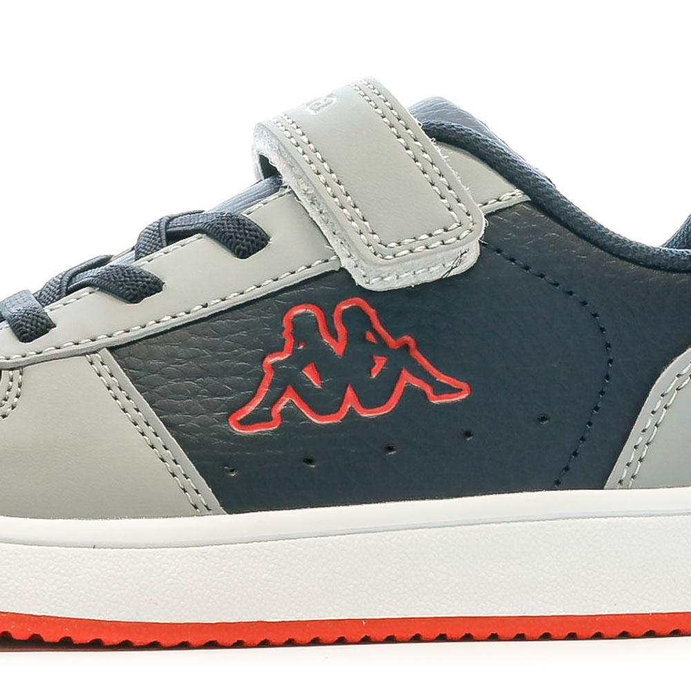 Baskets Grise/Marine Garçon KAPPA Malone Ev vue 7