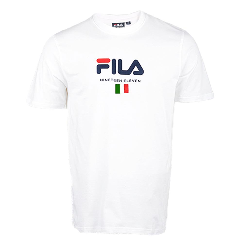 T-shirt Blanc Homme Fila Trellis [688782fb6444d] pas cher