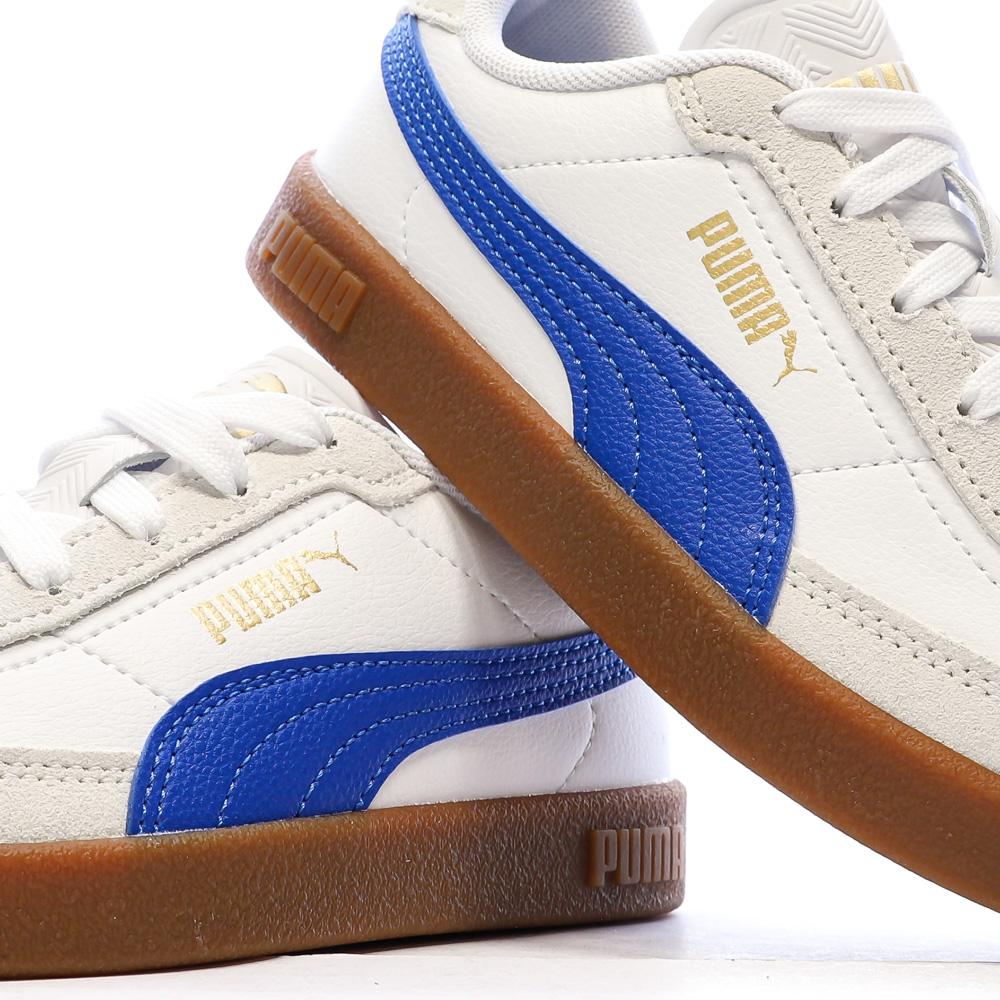 Baskets Blanc/Bleu Garçon Puma Club Ii Era vue 7