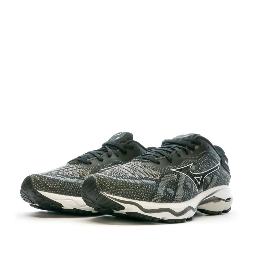 Chaussures de Running Noire Homme Mizuno Wave Ultima vue 6