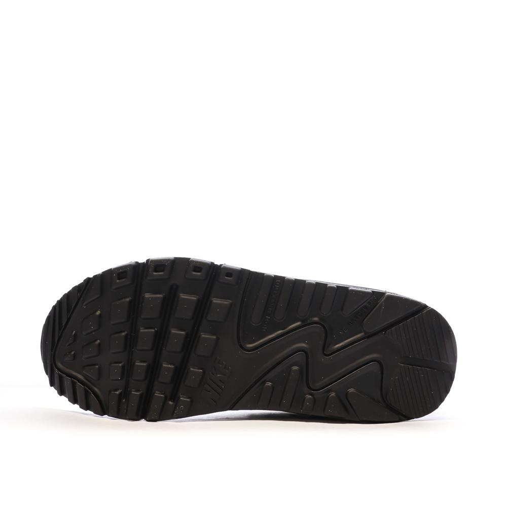 Baskets Noires/Bleu Garçon Nike Air Max 90 vue 5