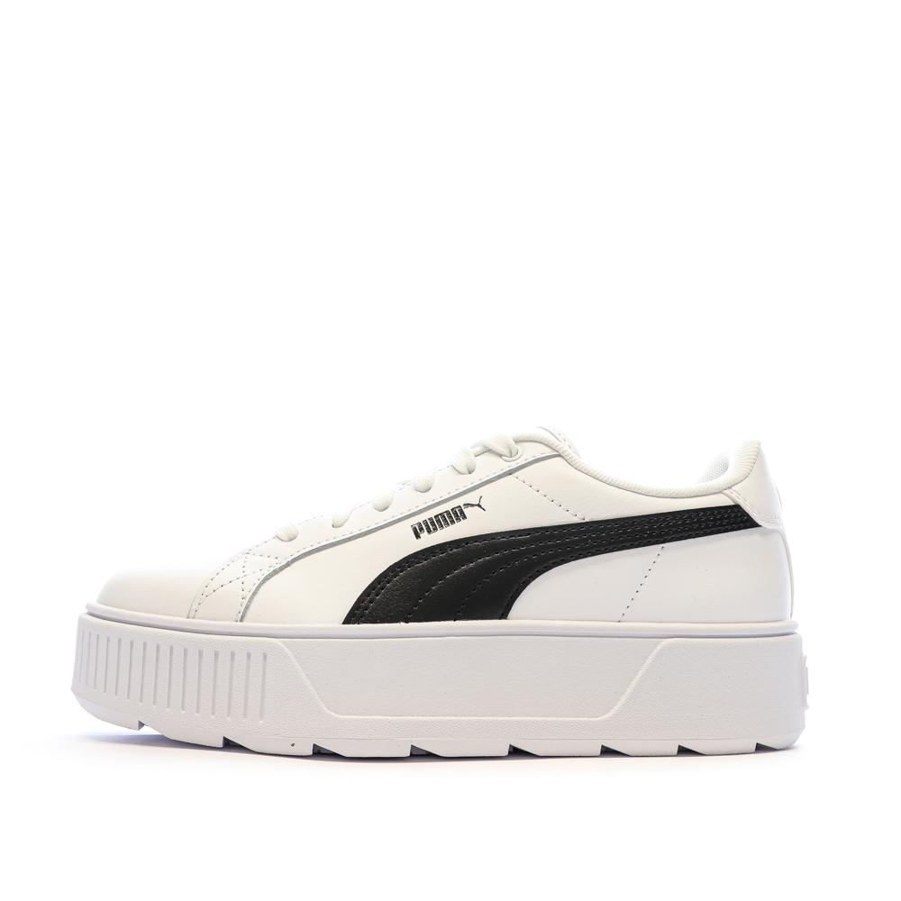 Baskets Blanc/Noir Femme Puma Karmen L pas cher