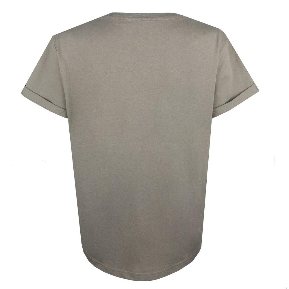 T-Shirt Kaki Femme Disney Thumper Flower vue 2