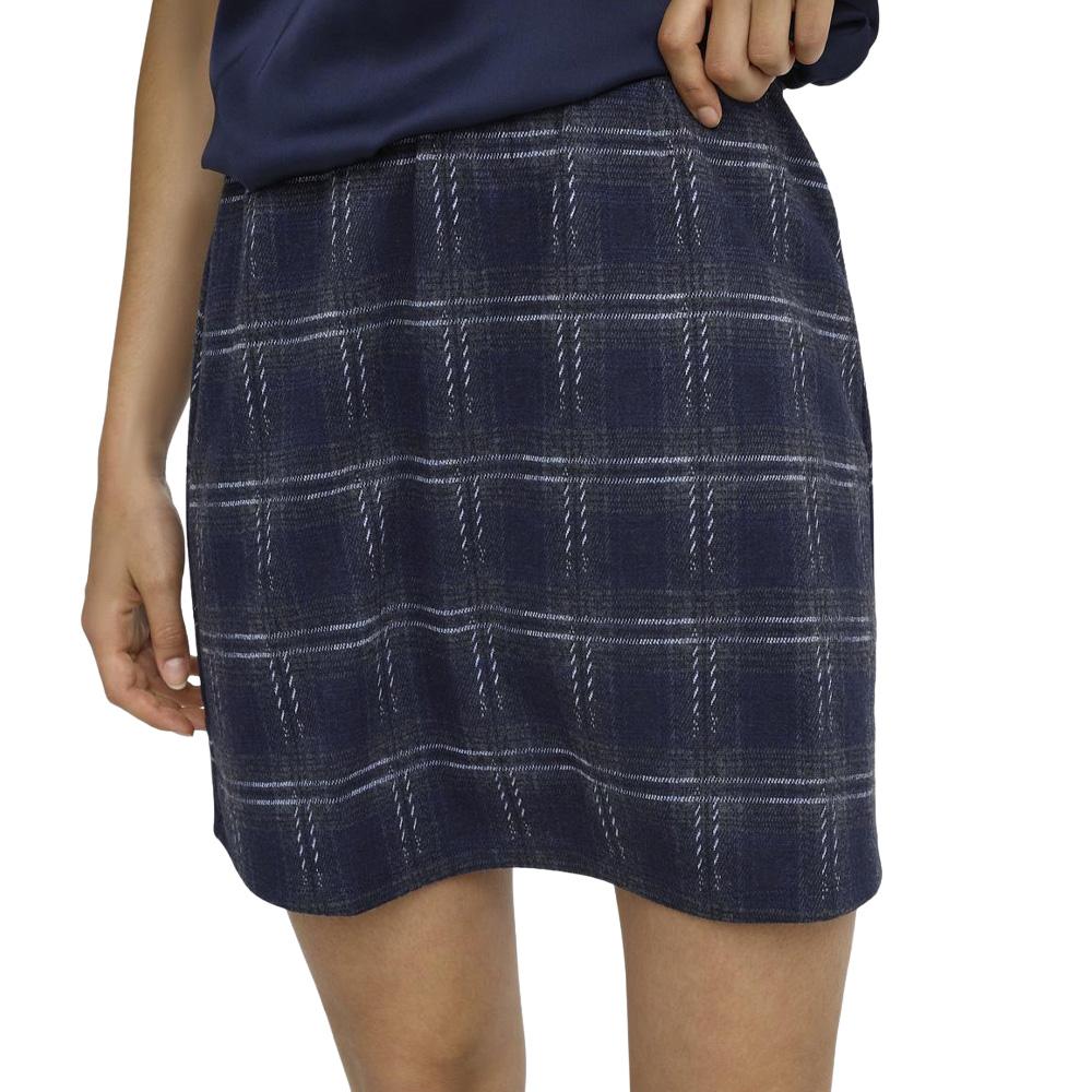Jupe Marine Femme JDY Check pas cher