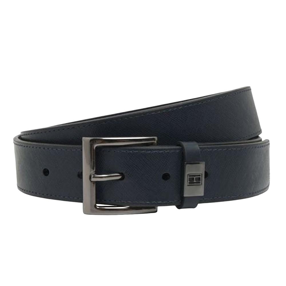 Ceinture Bleu Tommy Hilfiger Soho pas cher