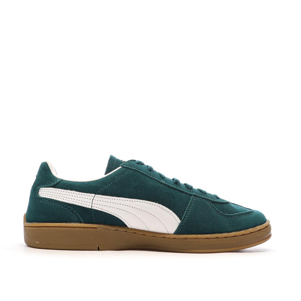 Baskets Vertes Homme Puma Super Team Sd vue 2