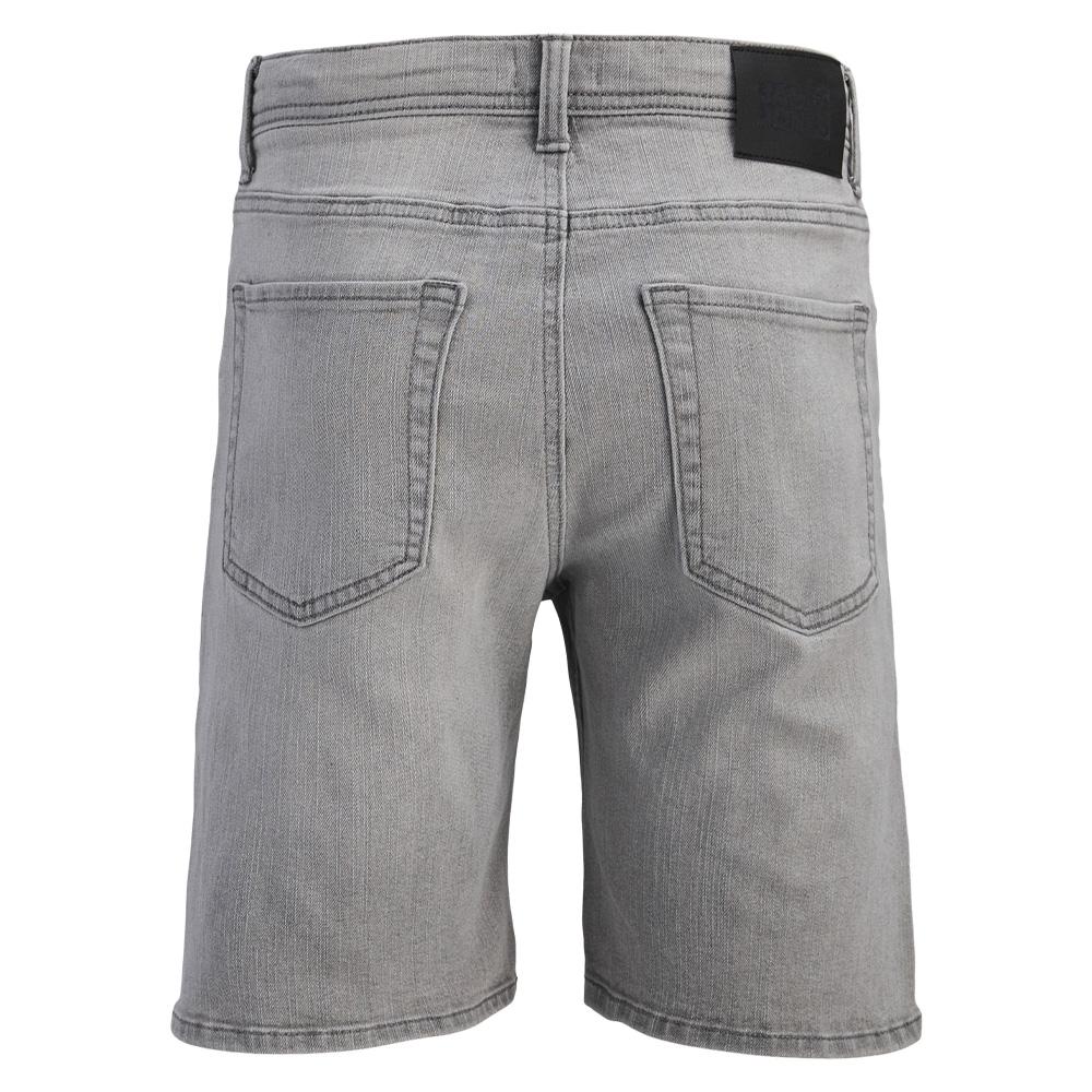 Short Gris Clair Garçon Jack & Jones Rick vue 3