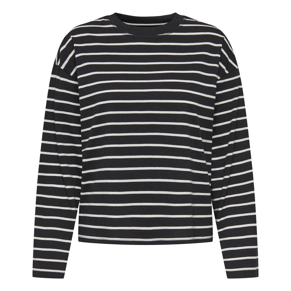 T-Shirt Manches Longues Noir Femme Only Happy pas cher