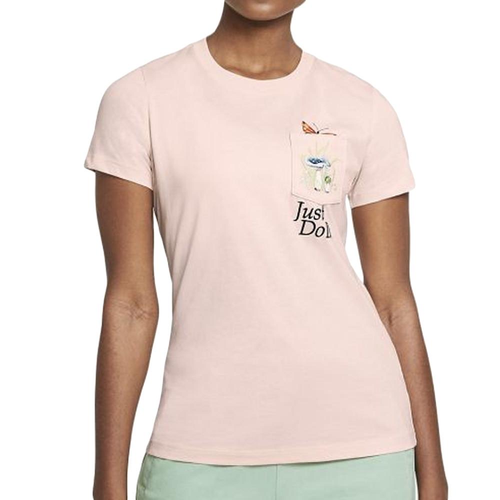 T-shirt Rose Nike Femme Nature pas cher