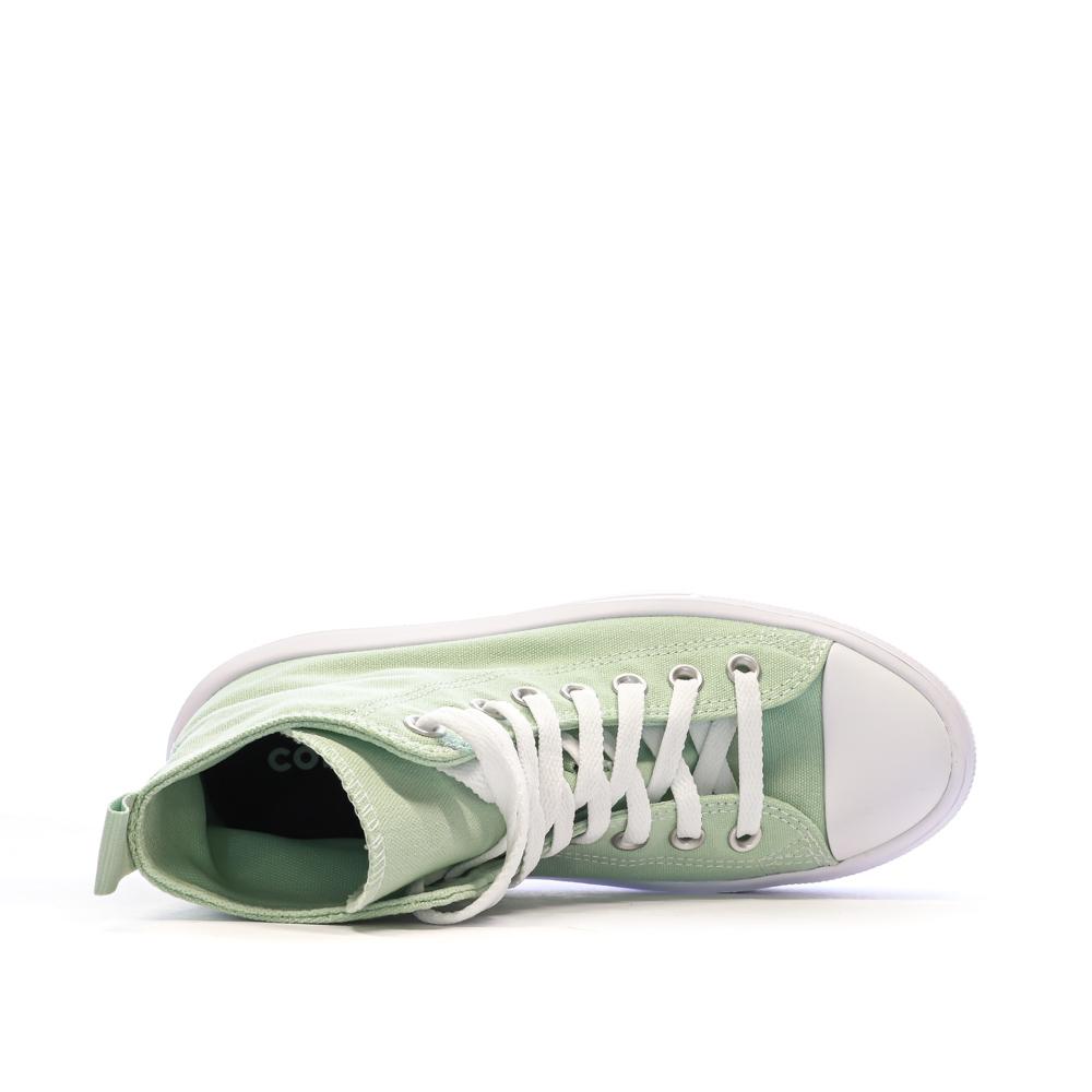 Baskets Vertes Fille/Femme Converse All Star Move vue 8
