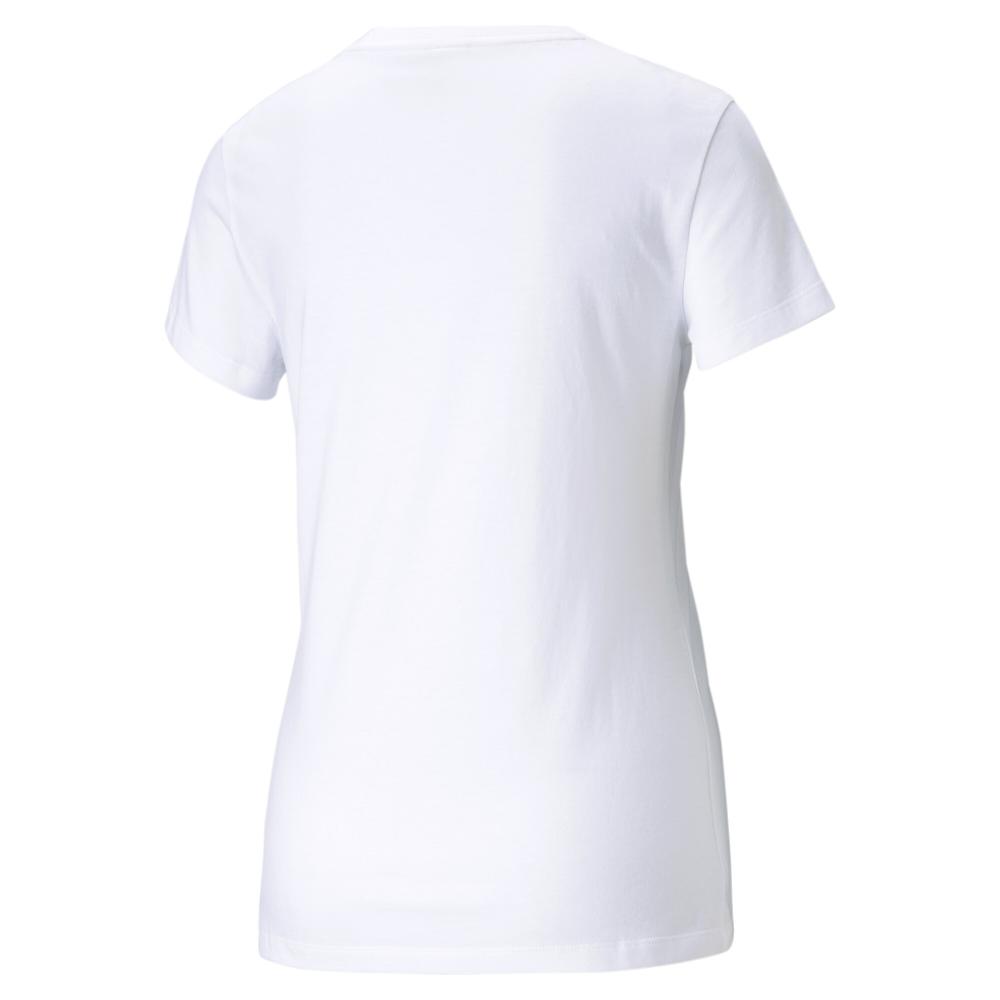 T-shirt Blanc Femme Puma Classics 530076 vue 2
