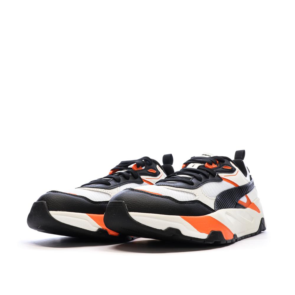 Baskets Noir/Orange/Ecru Homme Puma Trinity vue 6