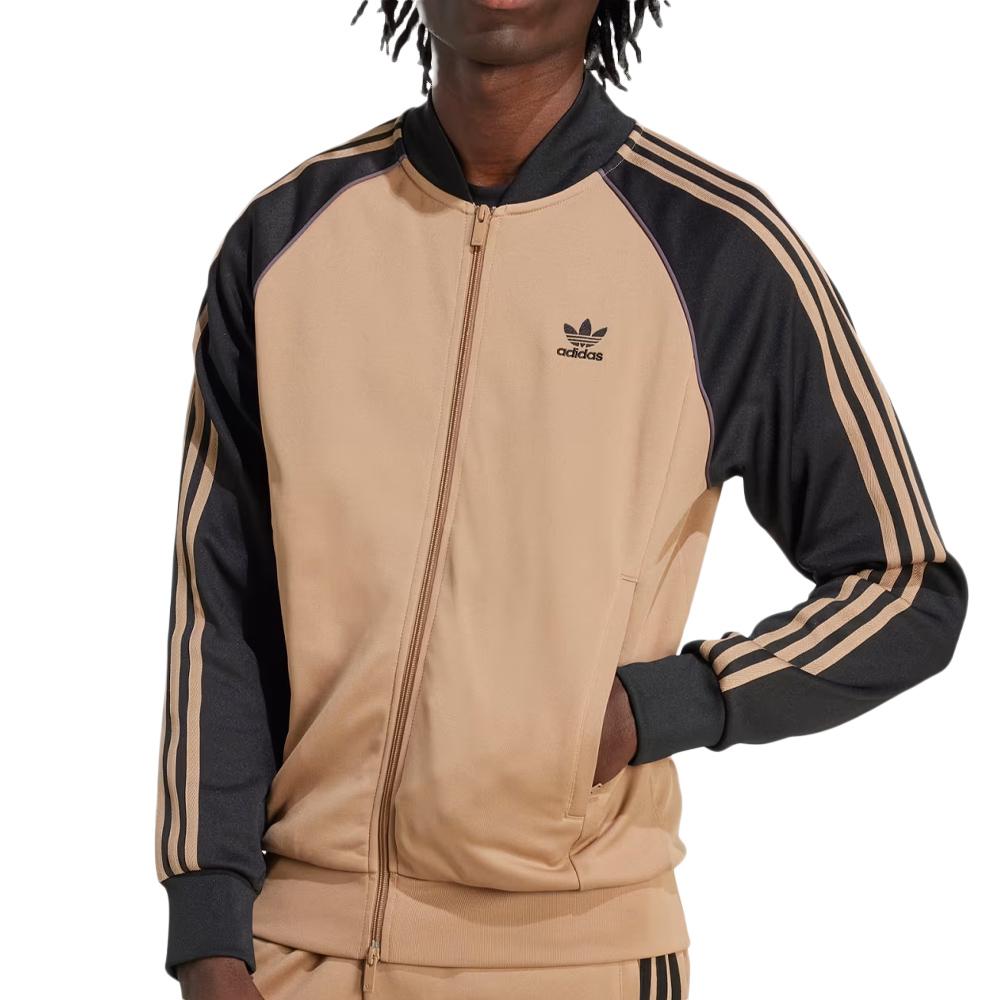 Veste de survêtement Marron Homme Adidas Classics SST pas cher