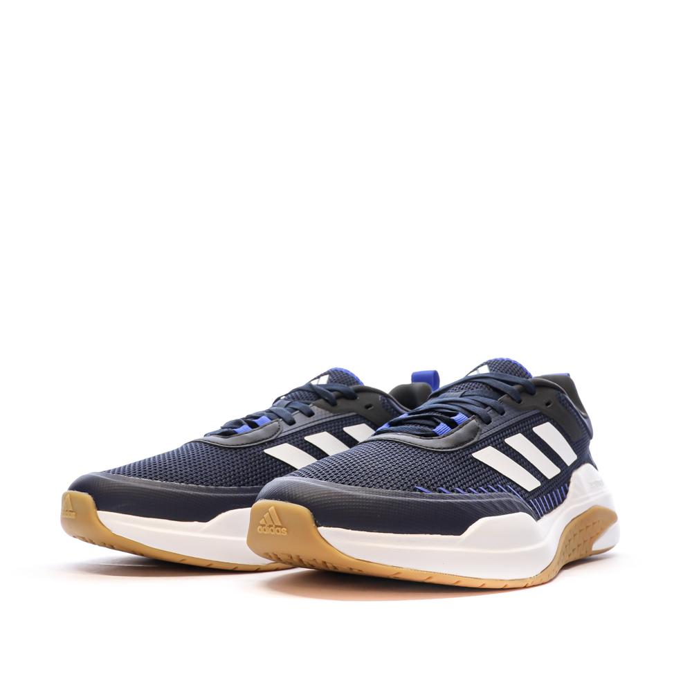 Baskets Noires Homme Adidas Trainer vue 6