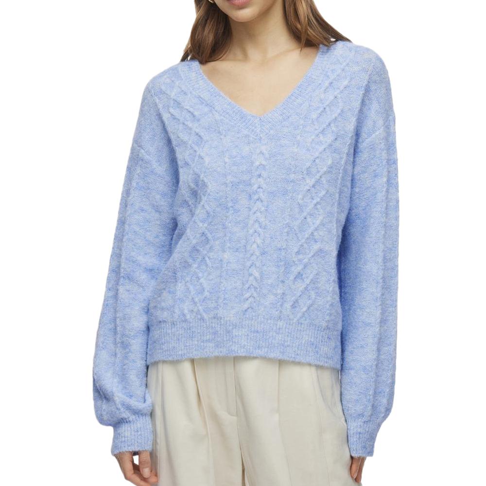 Pull Bleu Femme Vila Sally pas cher