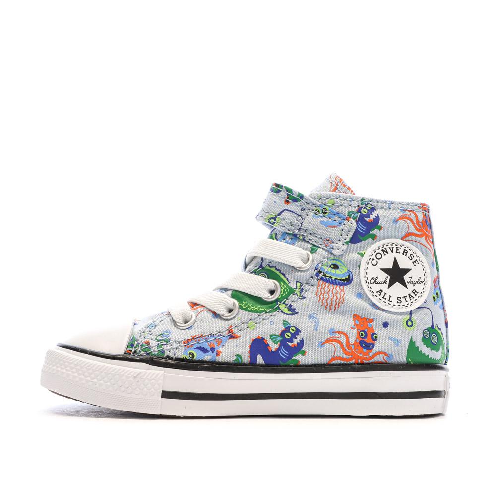 Baskets Bleu Garçon Converse Chuck Taylor All Star pas cher