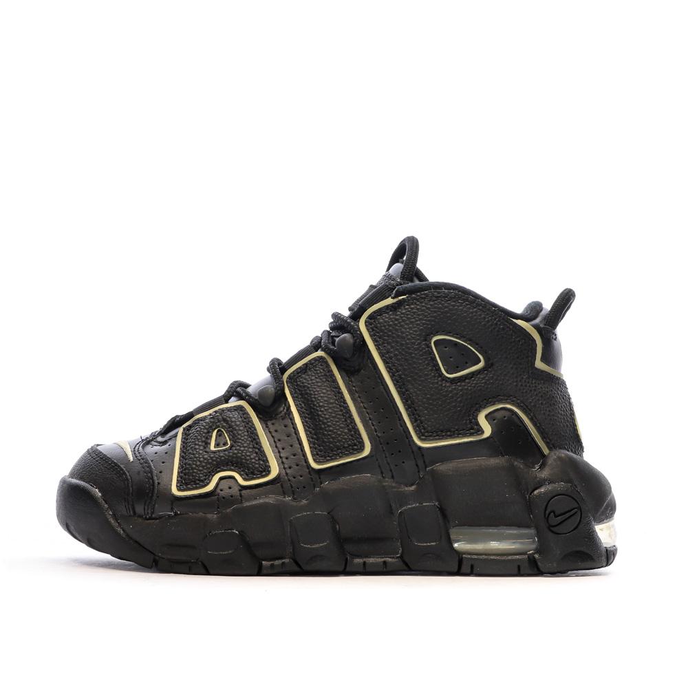 Baskets Noires Garçon Nike Air More Uptempo pas cher