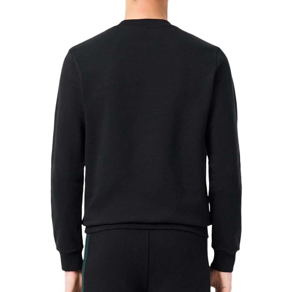Sweat Noir/Vert Homme Lacoste SH5498 vue 2