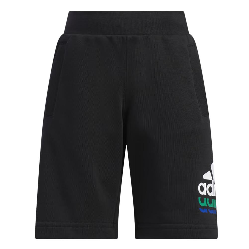 Short Noir Garçon Adidas HZ7085 pas cher