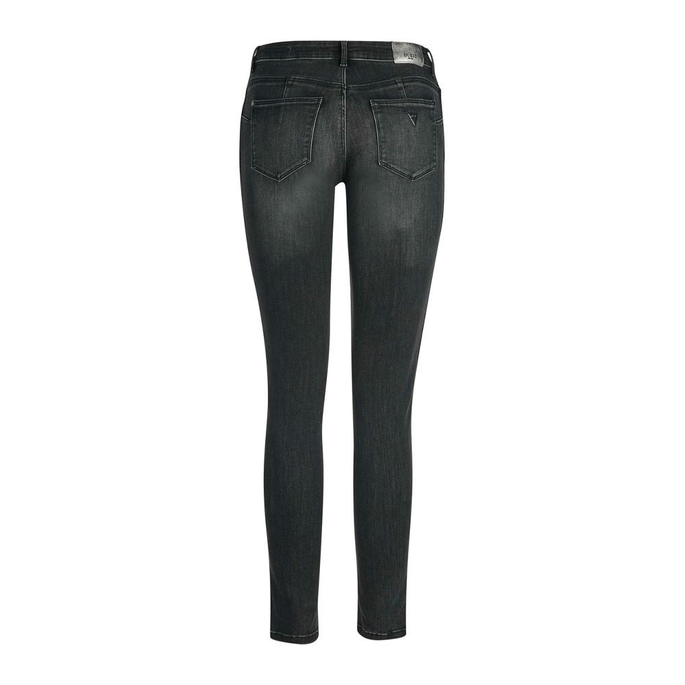 Jean Skinny Gris Femme Guess vue 2